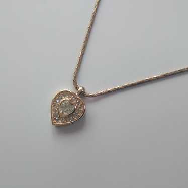 Dior Necklace Vintage Heart Christian Dior