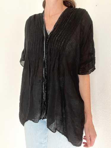 Pas de Calais Linen Blouse (Up to M) | Used,…