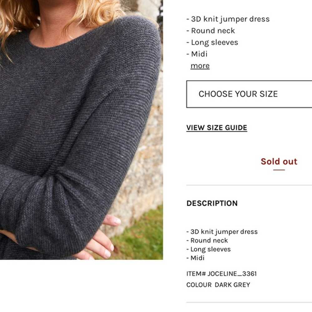 EUC Comptoir Des Cotonniers Long Sleeve Cashmere … - image 8