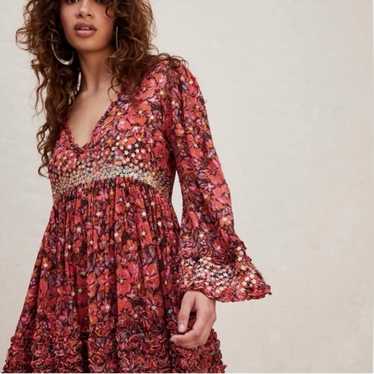 Free People Bali Sweet Blossoms Embellished Mini D