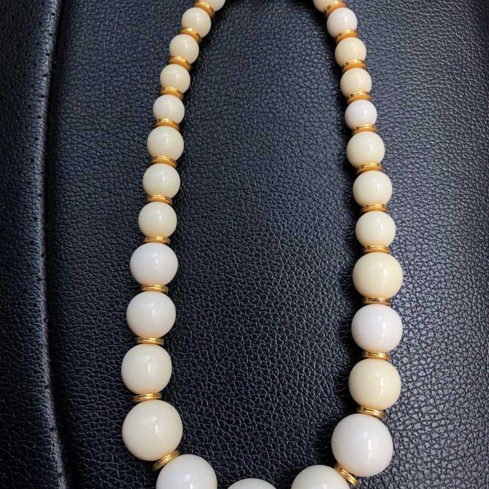 Vintage Yves Saint Laurent Necklace Beads YSL - image 1