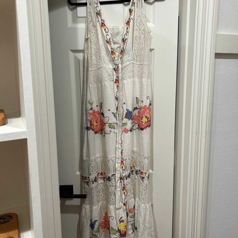 Farm Rio Embroidered Lace Maxi Dress - image 4