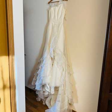 [Worn once, cleaned] Mermaid line wedding dress - image 1