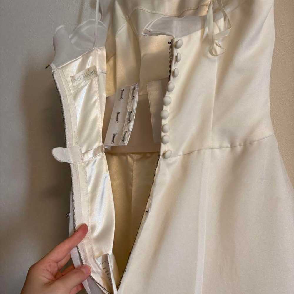 [Worn once, cleaned] Mermaid line wedding dress - image 4