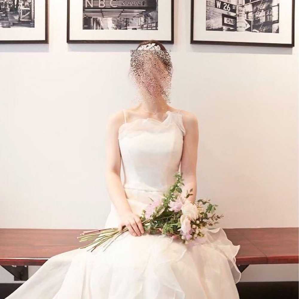 [Worn once, cleaned] Mermaid line wedding dress - image 5