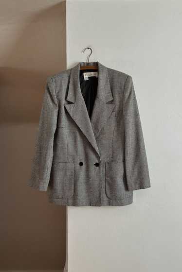 1980's TWEED HOUNDSTOOTH BLAZER