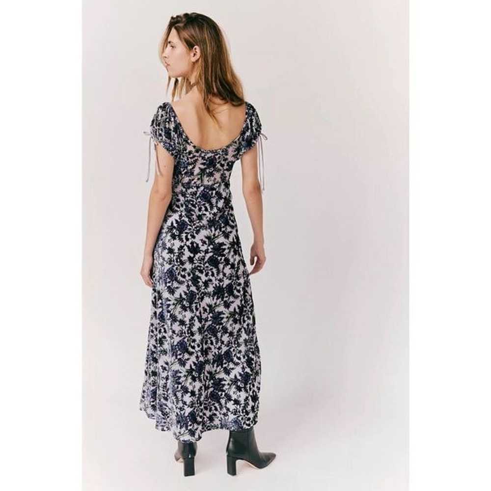 NWT Free People Fawna Floral Burnout Midi Dress S… - image 2