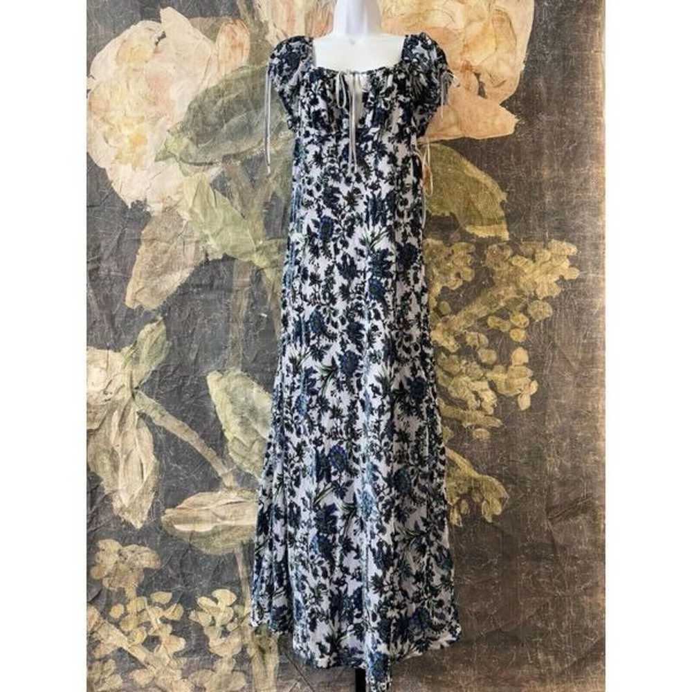 NWT Free People Fawna Floral Burnout Midi Dress S… - image 6