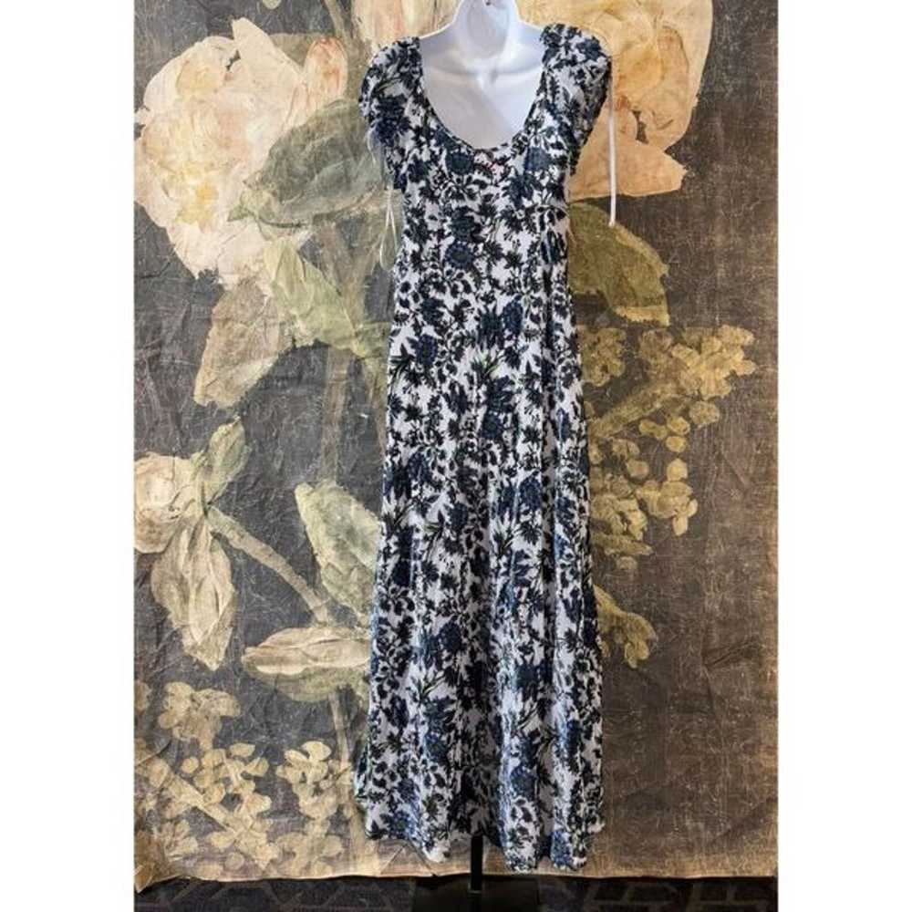 NWT Free People Fawna Floral Burnout Midi Dress S… - image 8