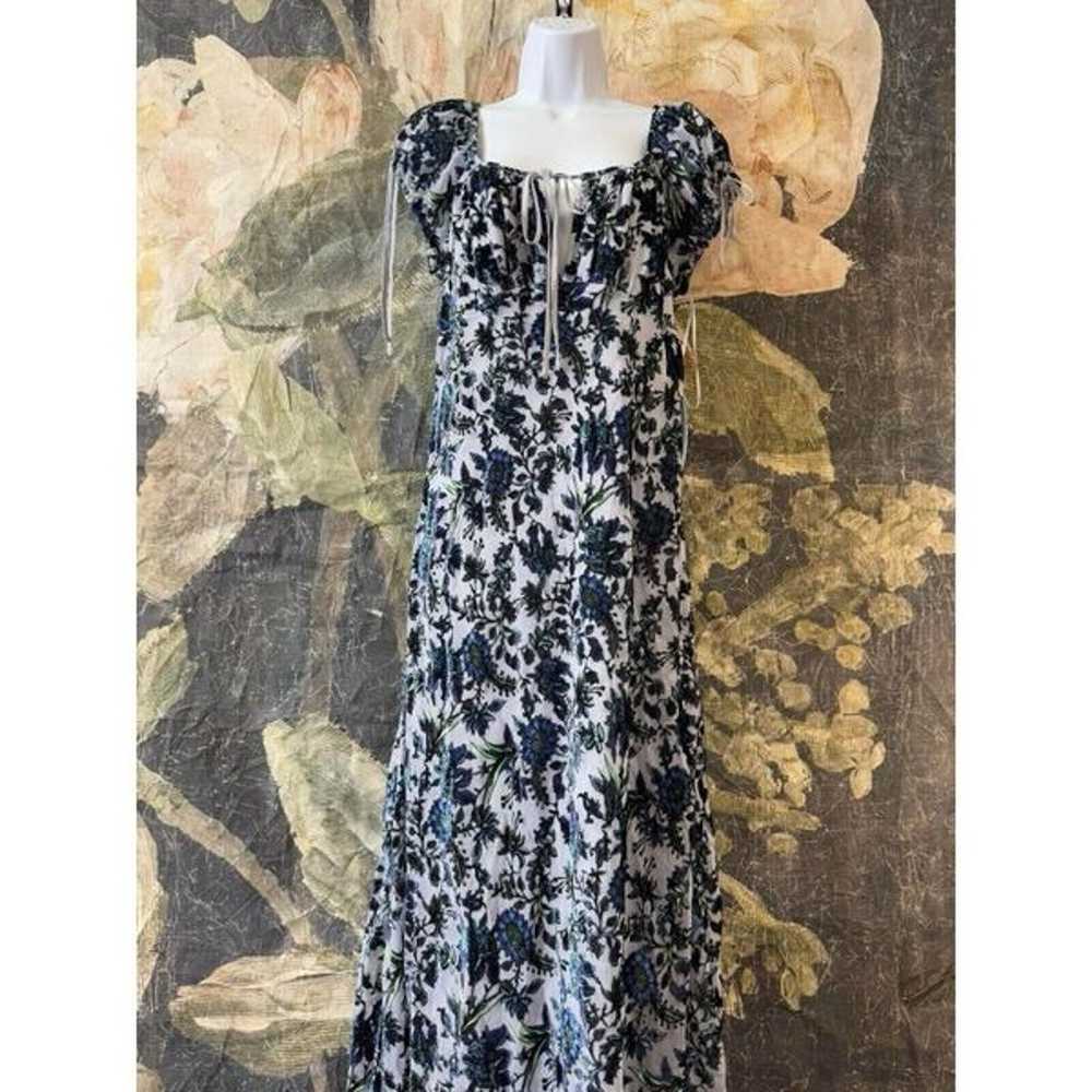 NWT Free People Fawna Floral Burnout Midi Dress S… - image 9