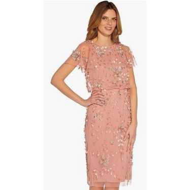 Adrianna Papell Women's Beaded Blouson Dress