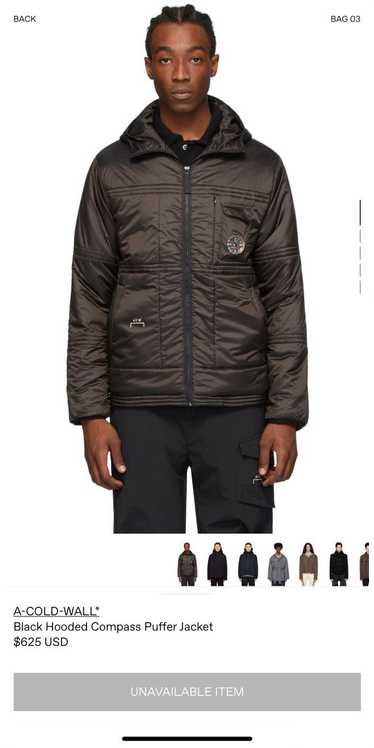 A Cold Wall A Cold Wall Compass Puffer Jacket