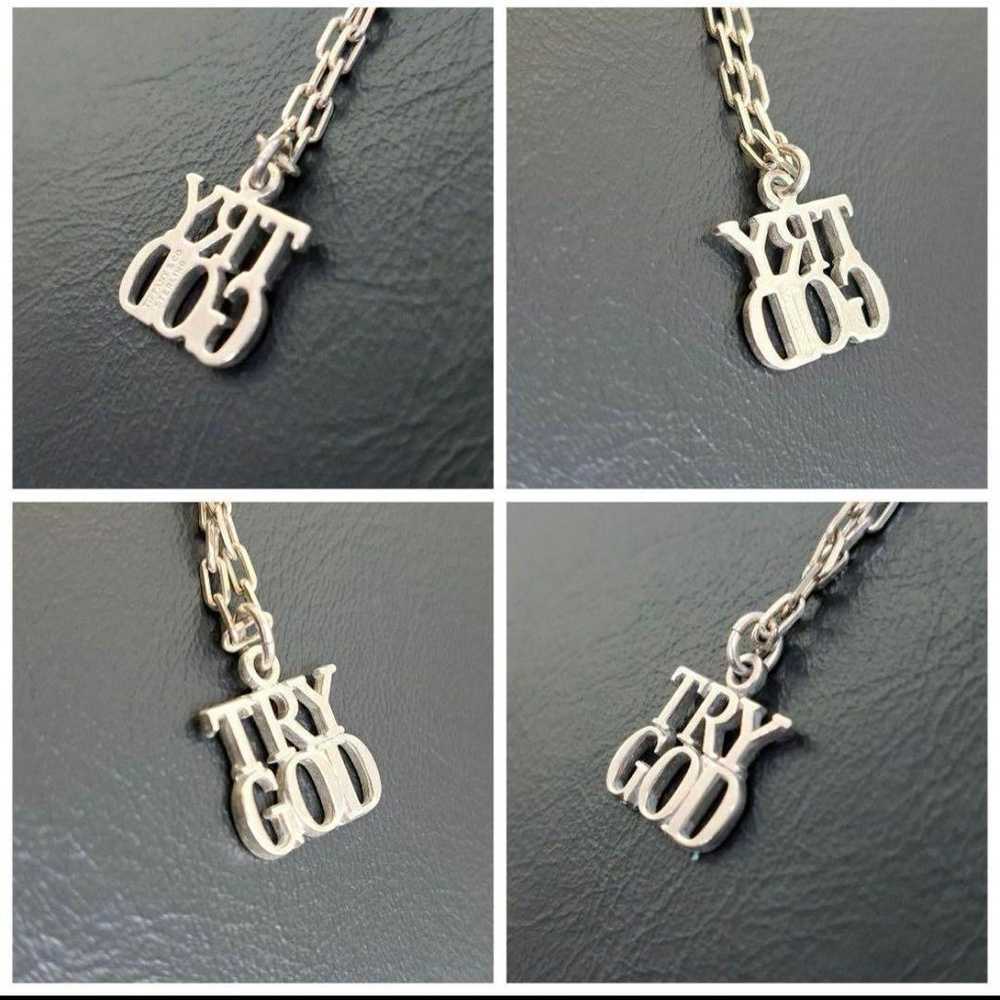 Tiffany Necklace TRY GOD 1970s Vintage 925 Silver - image 4