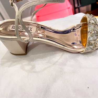 Badgley Mischka rhinestone shoes