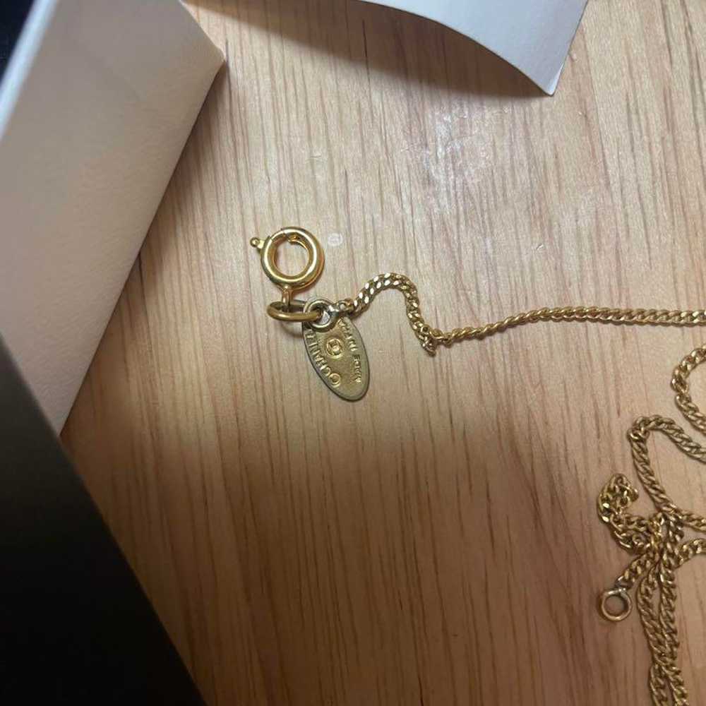 CHANEL♡ Rare ♡ CC Logo Necklace * Gold - image 3