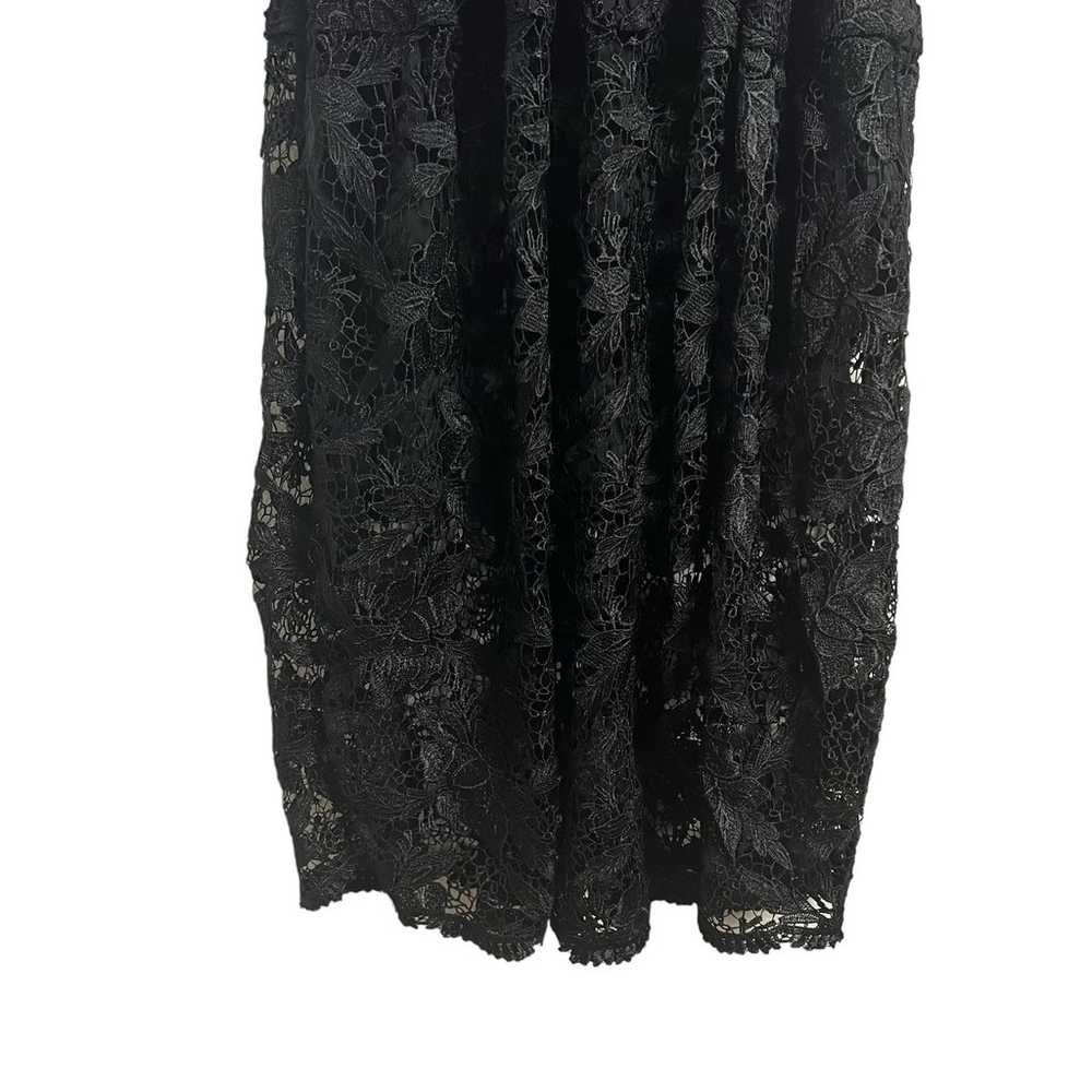 Nicholas Black Mosaic Lace Ball Sleeveless V-Neck… - image 10