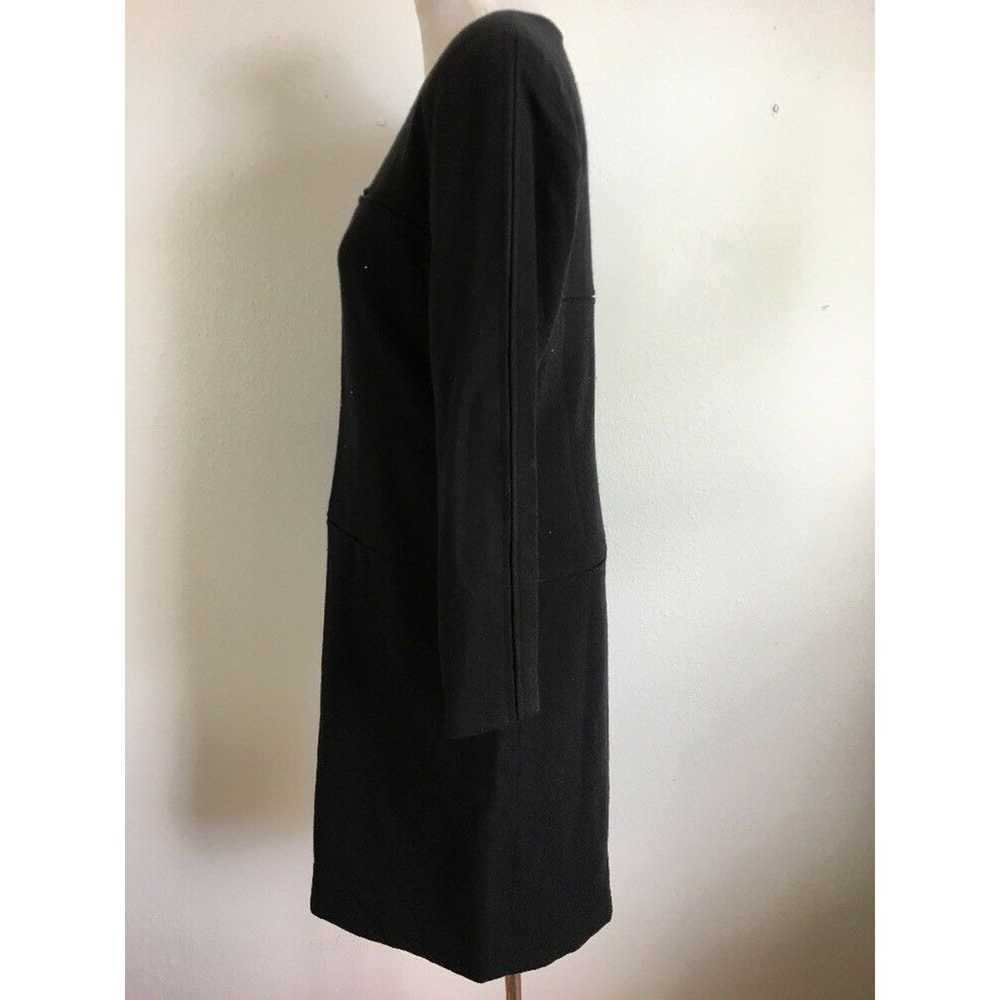 Vintage Travilla Womens Shift Dress 10 Black Mod … - image 4