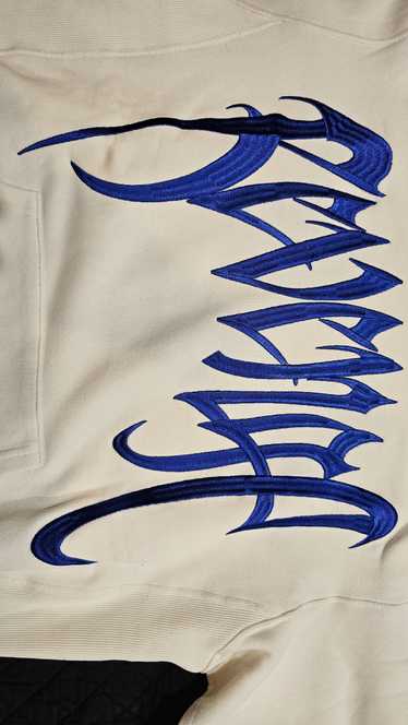 Revenge (DS) Revenge OG Cream Hoodie Blue Embroide