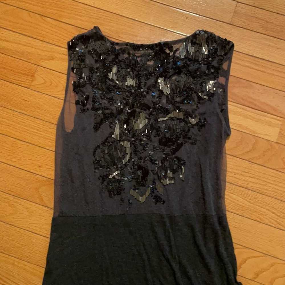 All Saints little black dress lace sheer back 6 - image 10