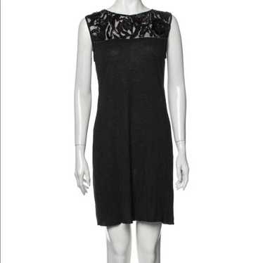 All Saints little black dress lace sheer back 6 - image 1