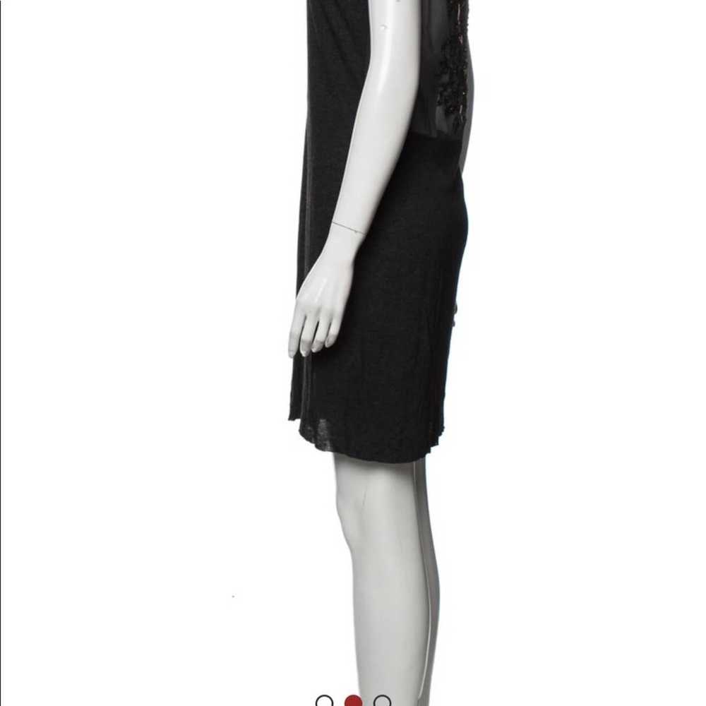 All Saints little black dress lace sheer back 6 - image 2