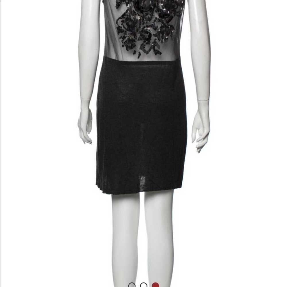 All Saints little black dress lace sheer back 6 - image 3