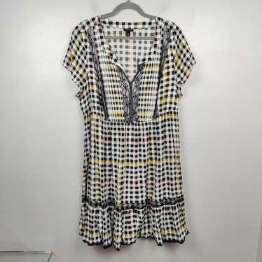 Other Torrid Tiered Dress Womens 2X White Yellow G