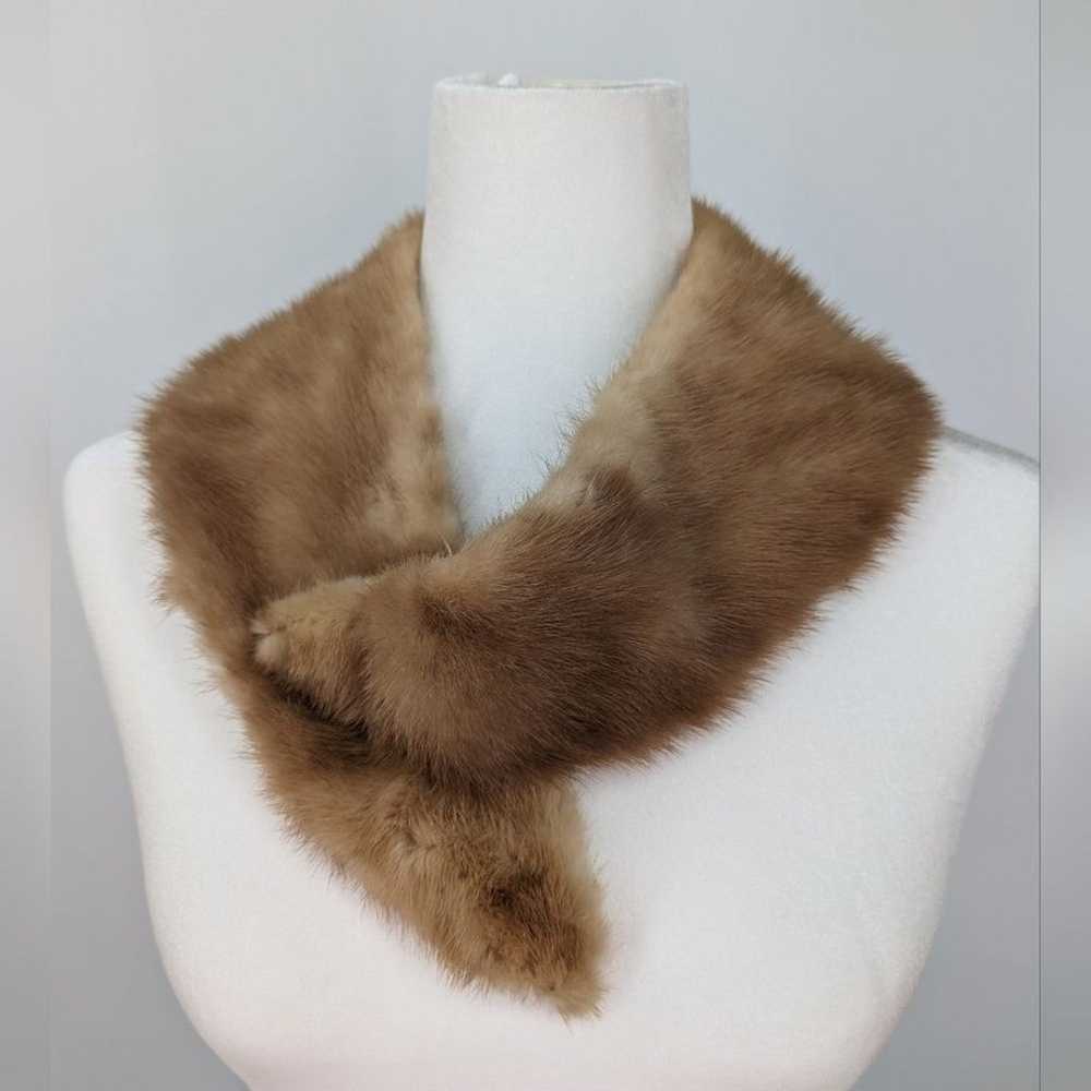 Vintage Faux Fur Collar Scarf - image 2