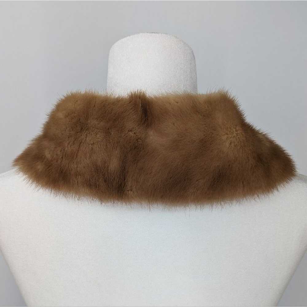 Vintage Faux Fur Collar Scarf - image 3