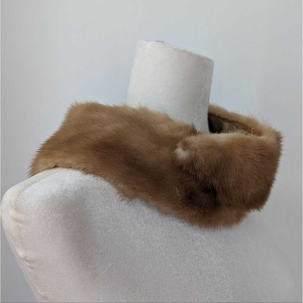 Vintage Faux Fur Collar Scarf - image 4