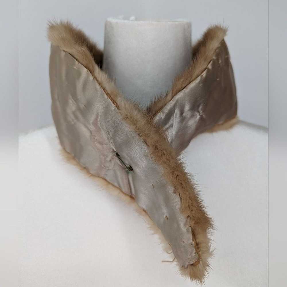 Vintage Faux Fur Collar Scarf - image 8