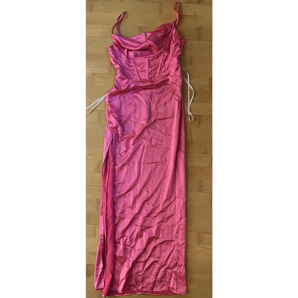 Retrofete Rosa Bustier Draped Neck Maxi Dress Hyp… - image 5