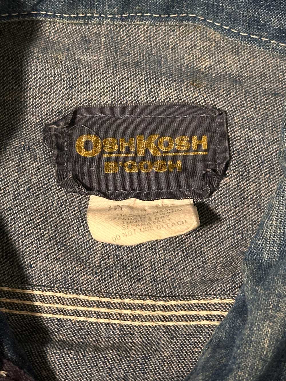 Vintage 1960’s OshKosh Denim Work Jacket - image 9