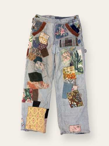 Vintage 1960’s Original Hippie Patched Lee Denim J