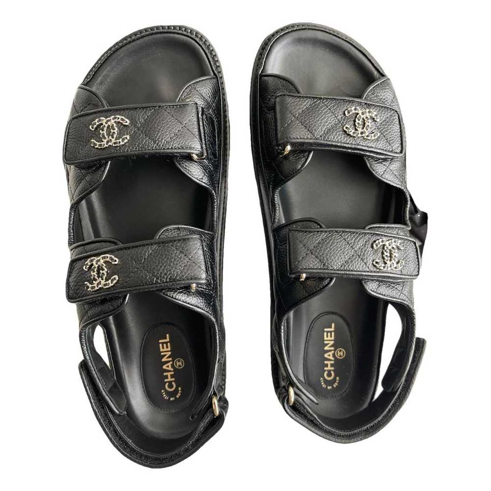 Chanel Dad Sandals leather sandal - image 1