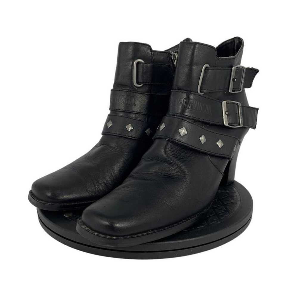 Harley Davidson Leather biker boots - image 2