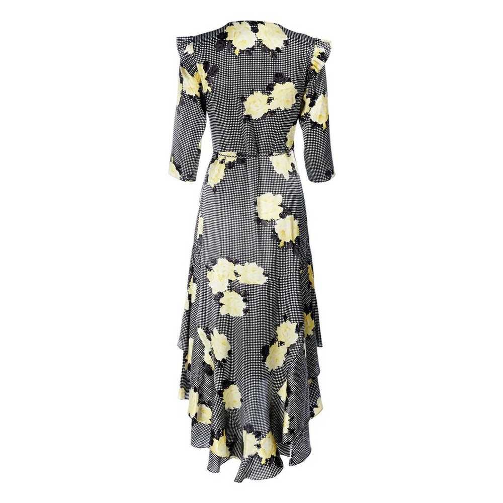 Ganni Calla Yellow Floral Silk Wrap Dress Assymet… - image 8