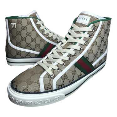 Gucci Tennis 1977 cloth high trainers - image 1