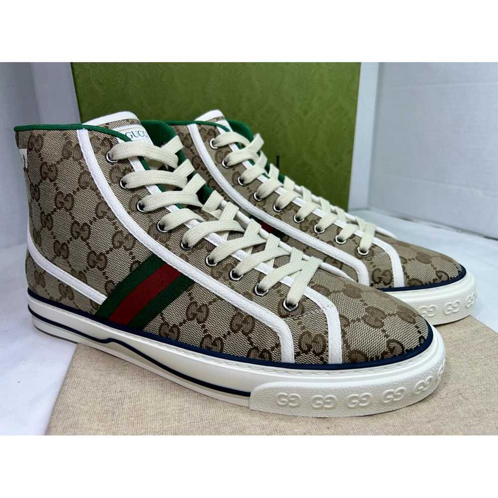 Gucci Tennis 1977 cloth high trainers - image 2