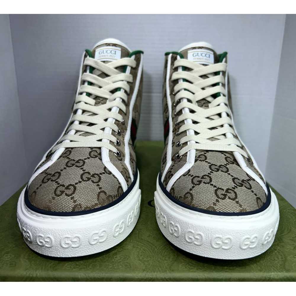 Gucci Tennis 1977 cloth high trainers - image 3