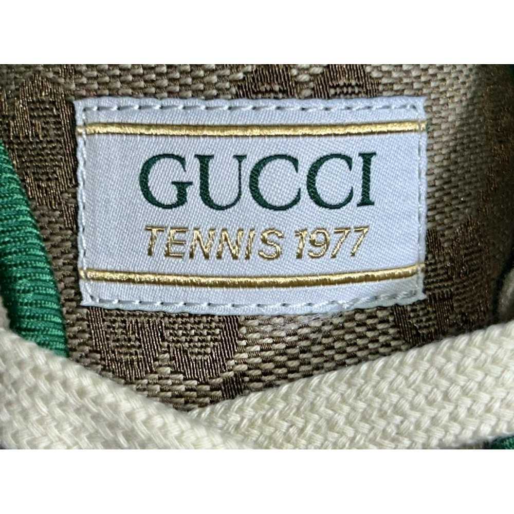 Gucci Tennis 1977 cloth high trainers - image 7