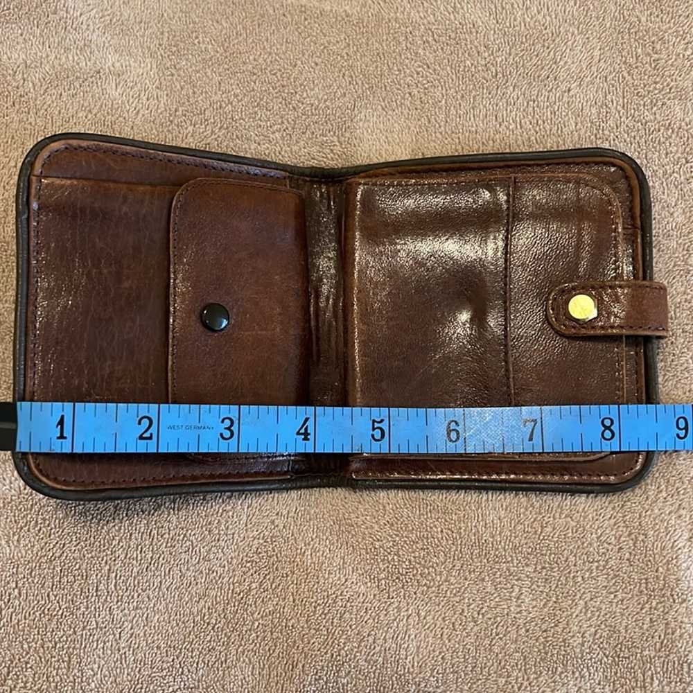 Italian Leather Wallet Soft Vintage - image 12