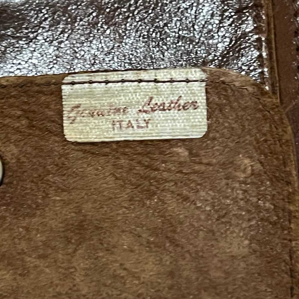 Italian Leather Wallet Soft Vintage - image 3