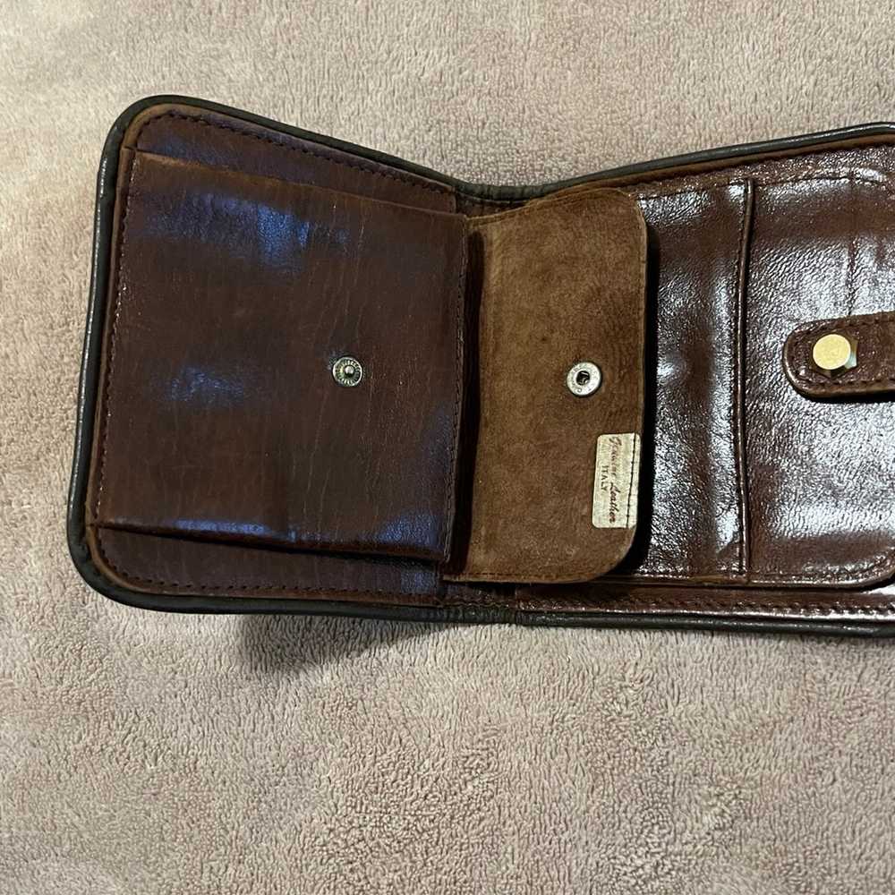 Italian Leather Wallet Soft Vintage - image 6