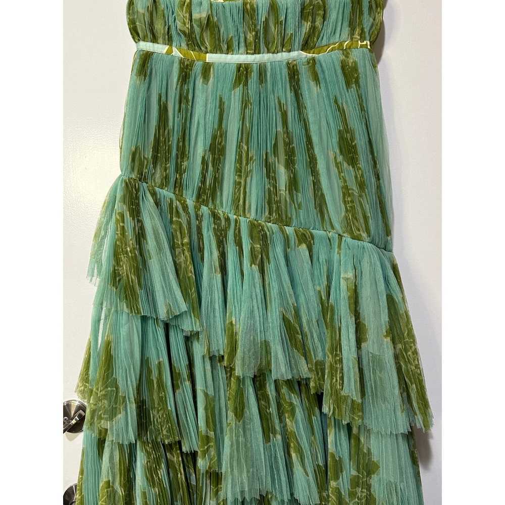 Hutch Lanza Strapless Tiered Ruffle Maxi Dress 6 … - image 4