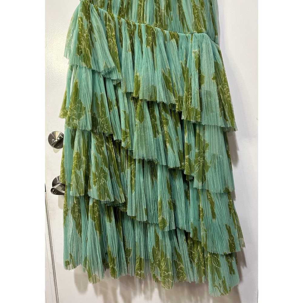 Hutch Lanza Strapless Tiered Ruffle Maxi Dress 6 … - image 5