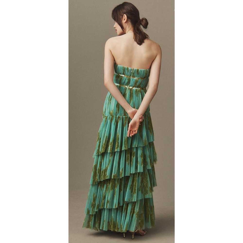 Hutch Lanza Strapless Tiered Ruffle Maxi Dress 6 … - image 8