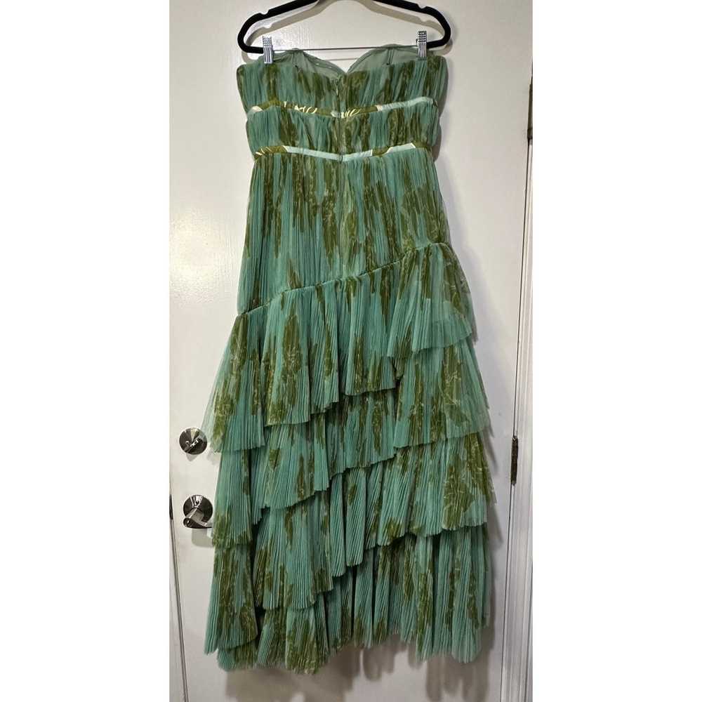 Hutch Lanza Strapless Tiered Ruffle Maxi Dress 6 … - image 9