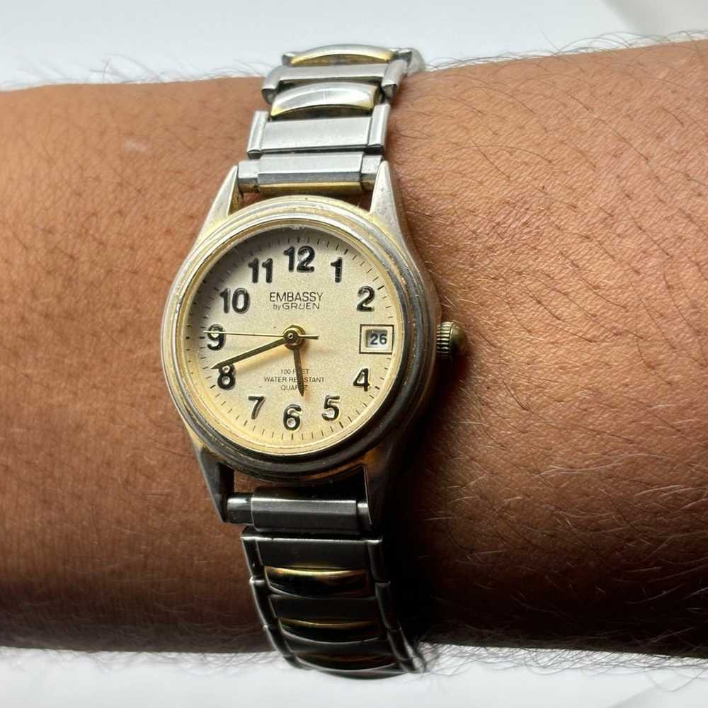 Vintage Silver Gruen Watch - image 1