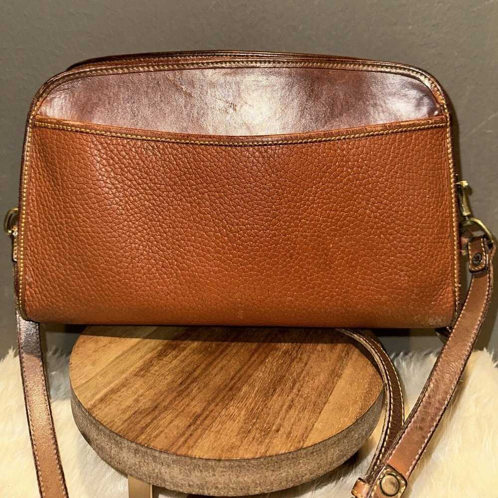 Vintage Dooney and Bourke Tan Leather Crossbody H… - image 8